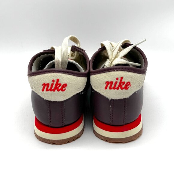 Nike Womens Cortez Leather Burgundy Crush Shoes Sz 6 New Sneaker HQ1841-601 - Picture 5 of 12